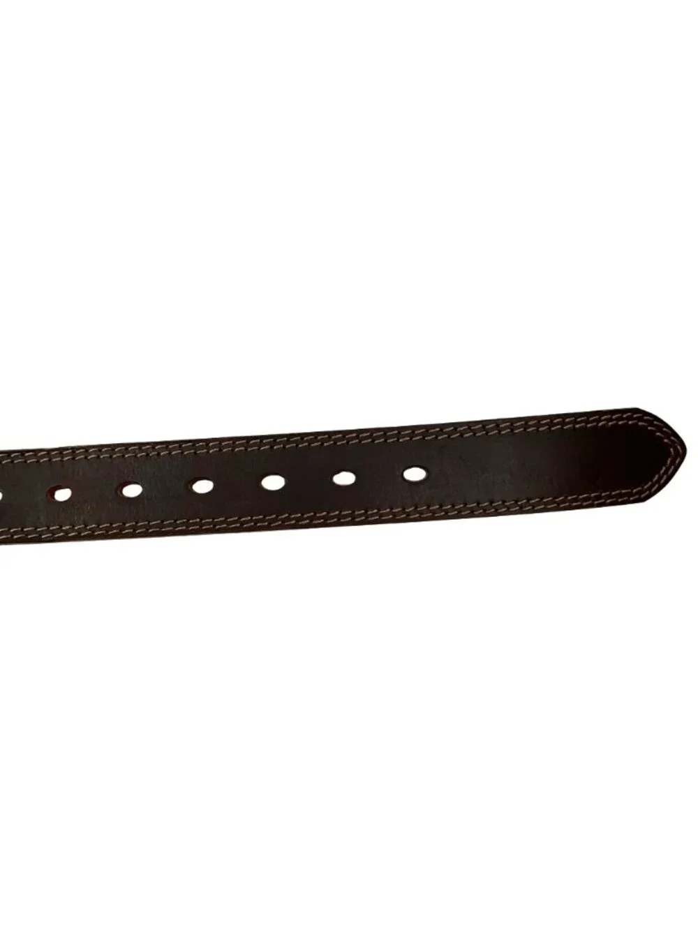 New Vatan Genuine Leather Classic Belt Metal Buckle Mens 46 Brown